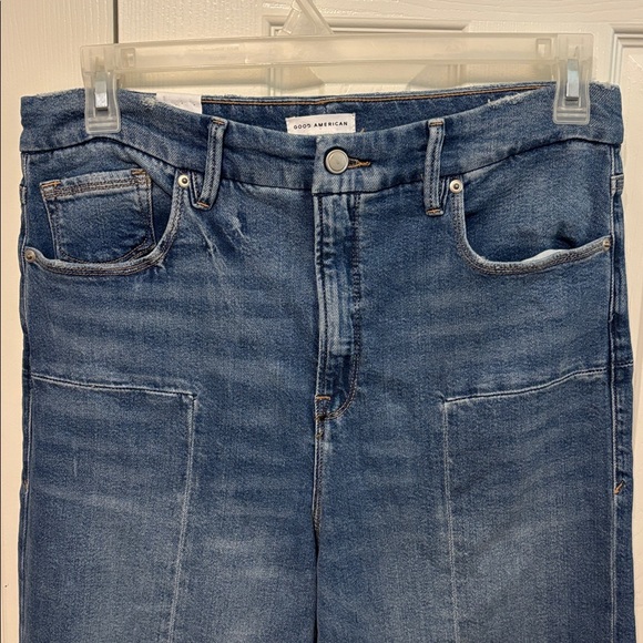 Good American Good Waist Palazzo Jeans - Picture 3 of 14